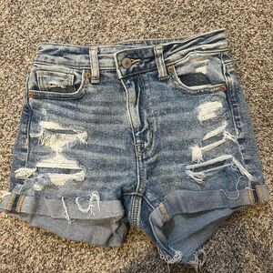 american eagle crossover mom shorts